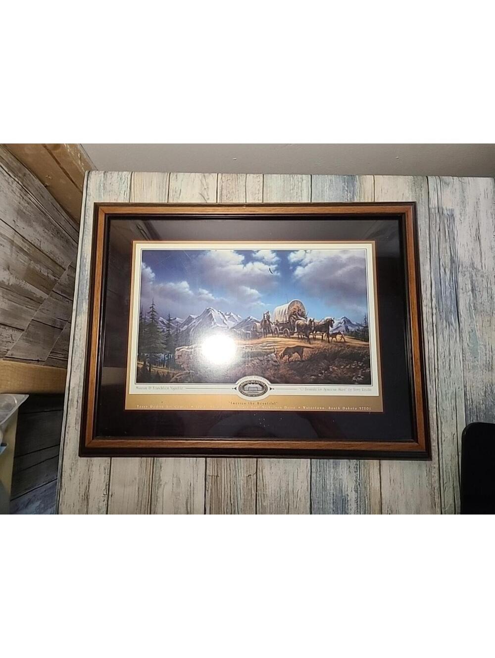 Terry Redlin Print "O Beautiful for Spacious Skies" Museum & Foundation Vignette